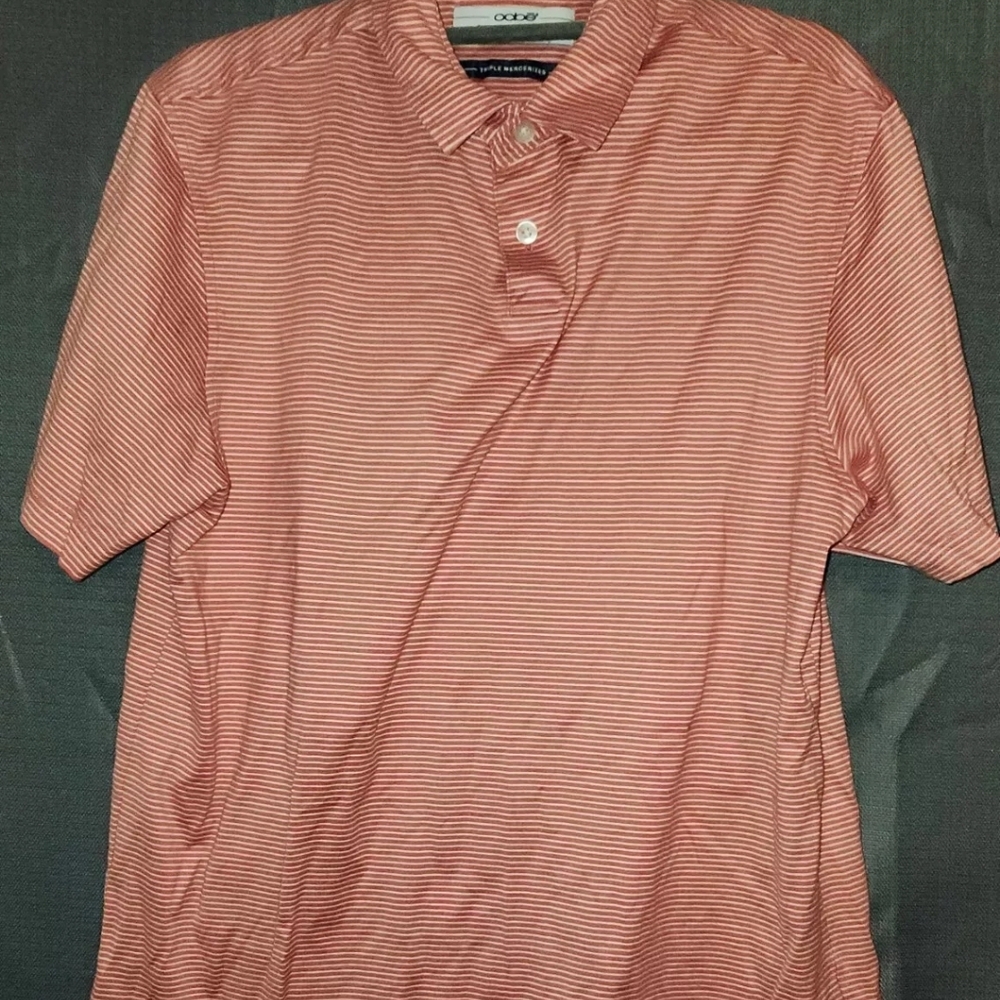 Orange Polo Shirt Lightweight Casual Wear